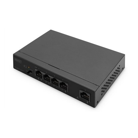Digitus | 4 Port Gigabit PoE Switch | DN-95330-1 | Unmanaged | Desktop | 10/100 Mbps (RJ-45) ports quantity | 1 Gbps (RJ-45) por - 2